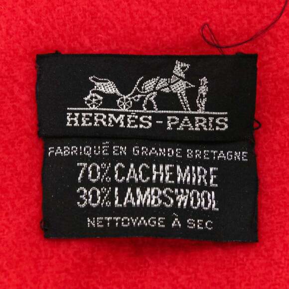 HERMES Pink Scarf - Picture 9 of 10